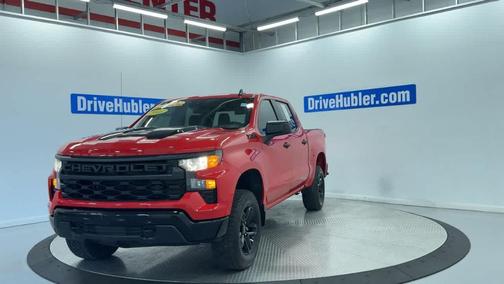 Red 2025 Chevrolet Silverado 1500 Custom Trail Boss