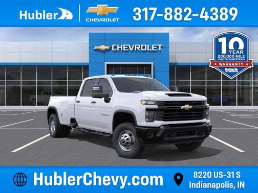 Summit White 2026 Chevrolet Silverado 3500 WT