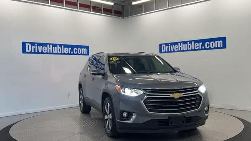 Satin Steel Metallic 2019 Chevrolet Traverse LT Leather