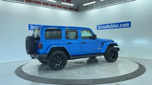 Blue Streak Metallic 2023 Jeep Wrangler 4xe Sahara