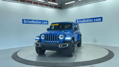 Blue Streak Metallic 2023 Jeep Wrangler 4xe Sahara