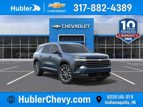 Lakeshore Blue Metallic 2026 Chevrolet Traverse LT