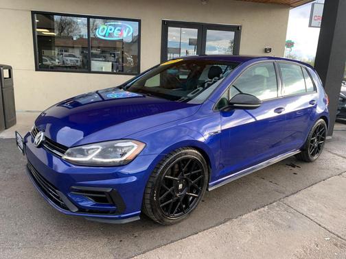 Blue 2018 Volkswagen Golf R 2.0T Manual