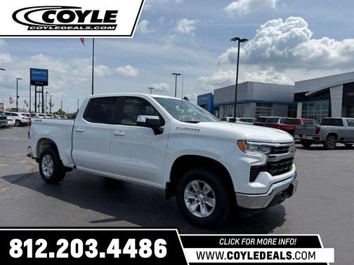Summit White 2025 Chevrolet Silverado 1500 LT