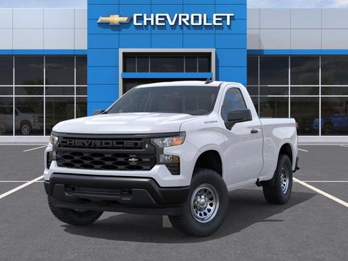 Summit White 2026 Chevrolet Silverado 1500 Base