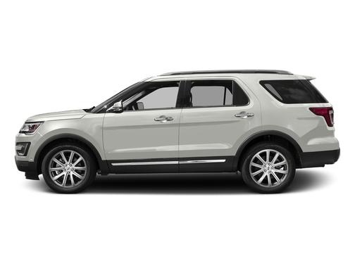 White Platinum Metallic Tri-Coat 2017 Ford Explorer Limited