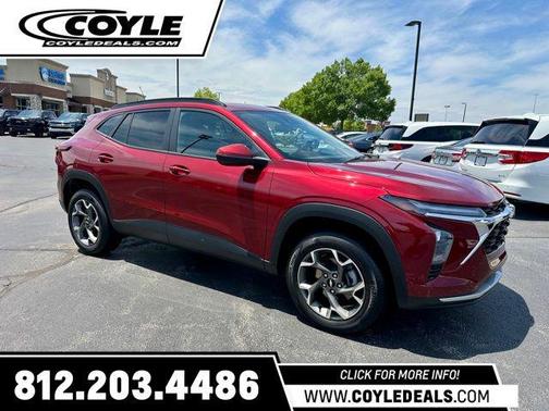 Crimson Metallic 2025 Chevrolet Trax LT