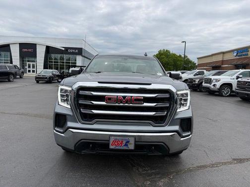 Satin Steel Metallic 2022 GMC Sierra 1500 SLE