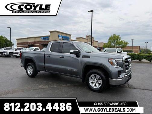 Satin Steel Metallic 2022 GMC Sierra 1500 SLE