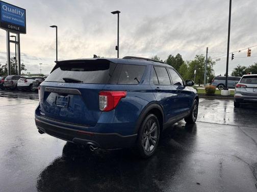Atlas Blue Metallic 2023 Ford Explorer XLT