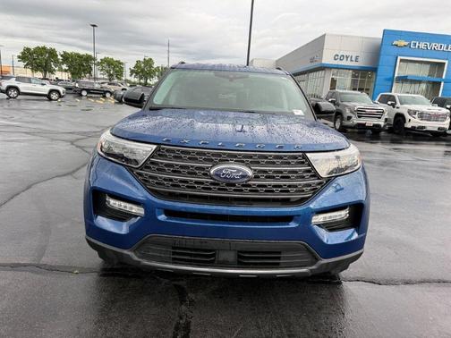 Atlas Blue Metallic 2023 Ford Explorer XLT