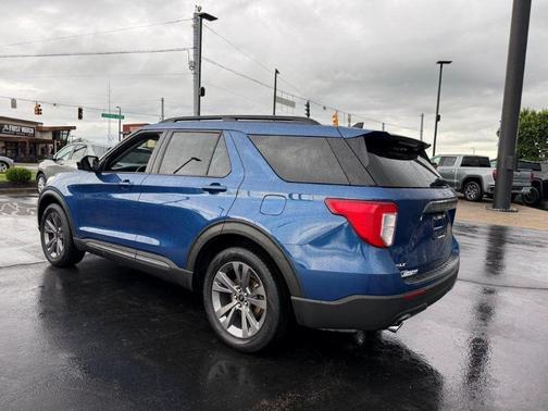Atlas Blue Metallic 2023 Ford Explorer XLT