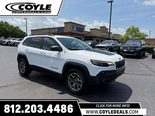 Bright White Clearcoat 2020 Jeep Cherokee Trailhawk