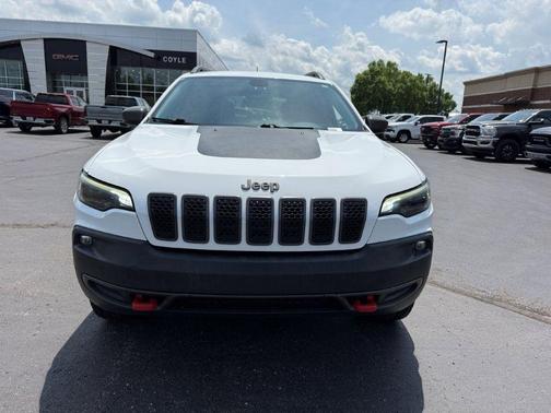 Bright White Clearcoat 2020 Jeep Cherokee Trailhawk
