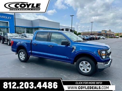 Atlas Blue Metallic 2023 Ford F-150 XLT