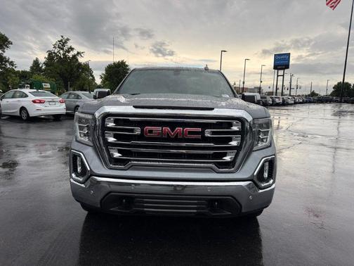 Satin Steel Metallic 2019 GMC Sierra 1500 SLT