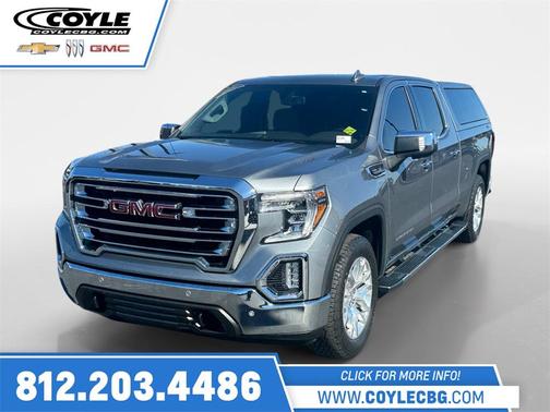 Satin Steel Metallic 2019 GMC Sierra 1500 SLT