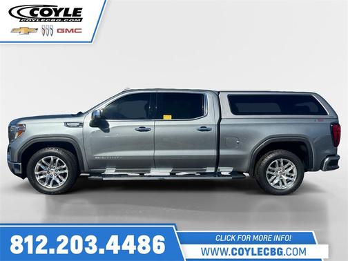 Satin Steel Metallic 2019 GMC Sierra 1500 SLT