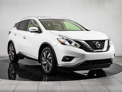 Pearl White 2015 Nissan Murano Platinum