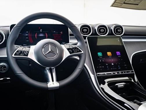 Black 2025 Mercedes-Benz C-Class C300 4MATIC