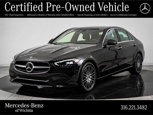 Black 2025 Mercedes-Benz C-Class C300 4MATIC