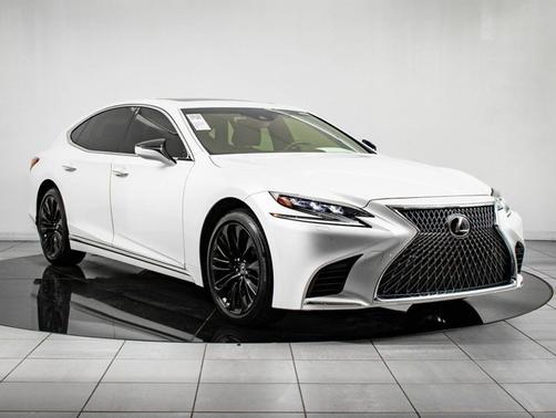 White 2019 Lexus LS 500 Base