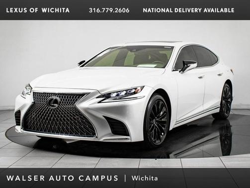 White 2019 Lexus LS 500 Base