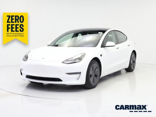 White 2021 Tesla Model 3 Long Range