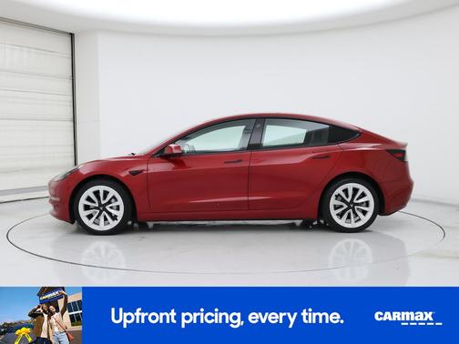 Red 2023 Tesla Model 3
