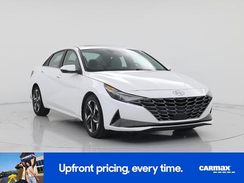 White 2021 Hyundai ELANTRA Limited