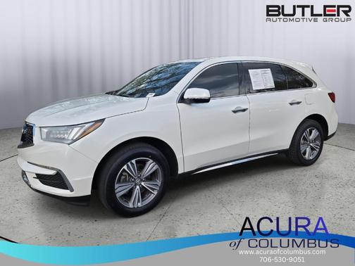 White Diamond Pearl 2019 Acura MDX 3.5L