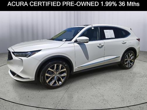 Platinum White Pearl 2023 Acura MDX Technology