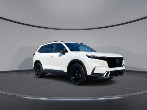 Platinum White Pearl 2025 Honda CR-V Hybrid Sport Touring