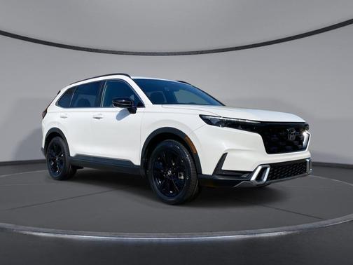 Platinum White Pearl 2025 Honda CR-V Hybrid Sport Touring