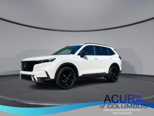 Platinum White Pearl 2025 Honda CR-V Hybrid Sport Touring