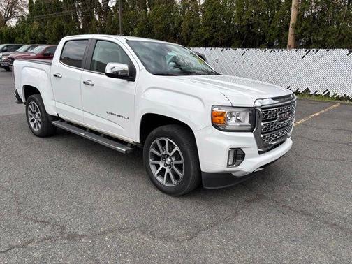 Summit White 2021 GMC Canyon Denali