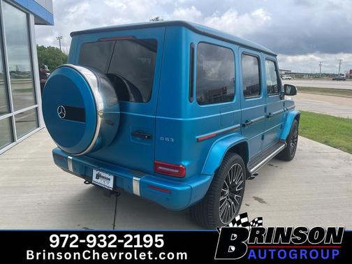 Blue 2025 Mercedes-Benz AMG G 63 4MATIC