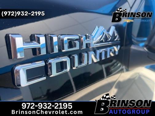 Black 2025 Chevrolet Silverado 1500 High Country
