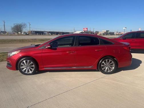 Scarlet Red 2017 Hyundai SONATA Sport