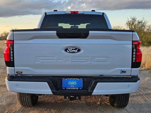 SPACE WHITE METALLIC 2025 Ford F-150 Lightning Flash