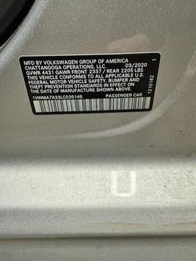 2020 Volkswagen Passat 2.0T R-Line