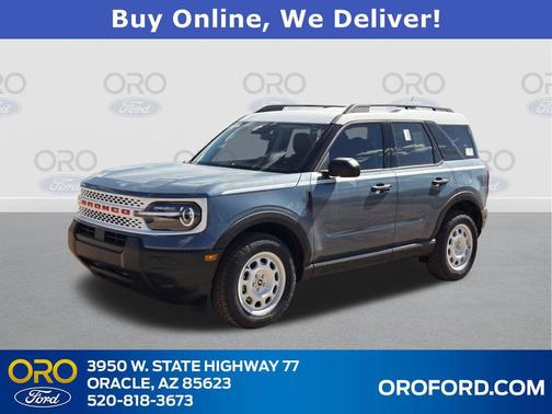 AZURE GRAY METALLIC TRI-COAT 2026 Ford Bronco Sport Heritage