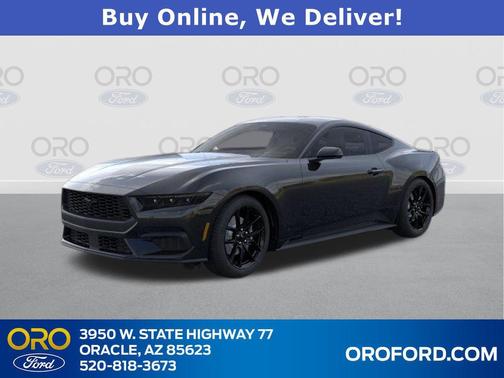 Shadow Black 2026 Ford Mustang EcoBoost