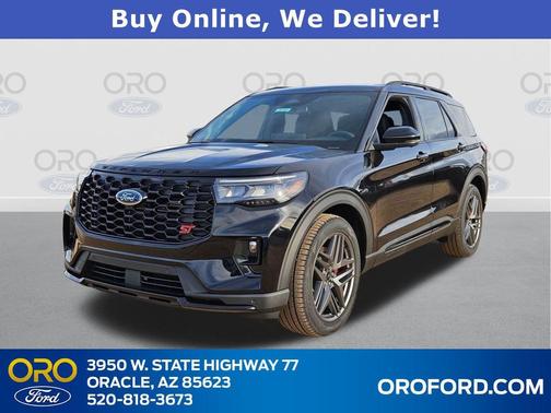 AGATE BLACK METALLIC 2026 Ford Explorer ST SUV