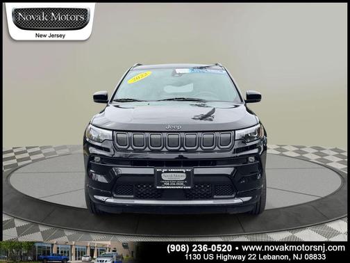 Diamond Black Crystal Pearlcoat 2022 Jeep Compass High Altitude