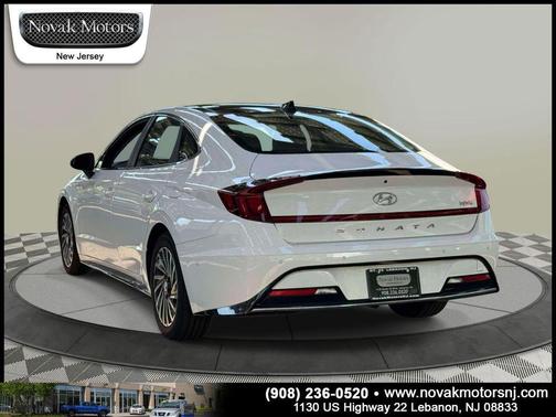 Serenity White 2023 Hyundai SONATA Hybrid Limited