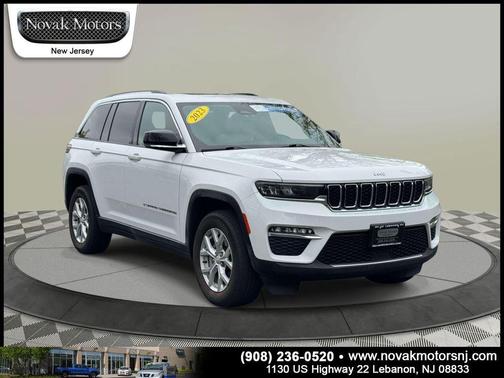 Bright White Clearcoat 2023 Jeep Grand Cherokee Limited