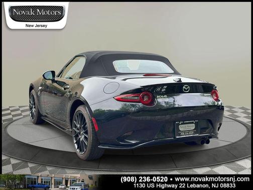 Jet Black Mica 2025 Mazda MX-5 Miata Club