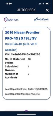 2016 Nissan Frontier SV