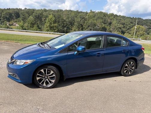 Dyno Blue Pearl 2013 Honda Civic EX